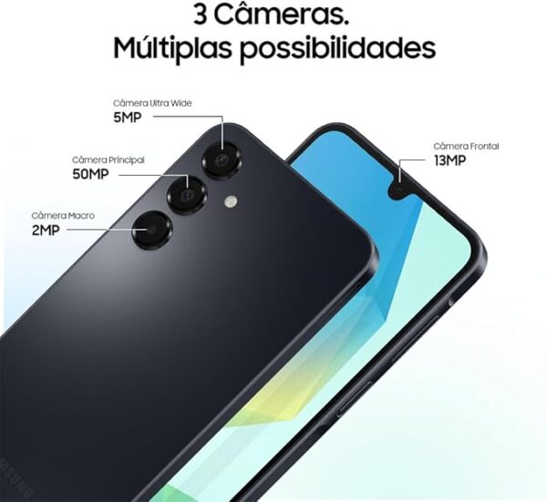 Samsung Celular Galaxy A16, 128GB + 4GB RAM-Imagem 2