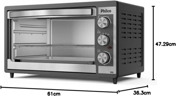Forno Elétrico 50L Philco PFE52P Dupla resistência 220V-Imagem 2